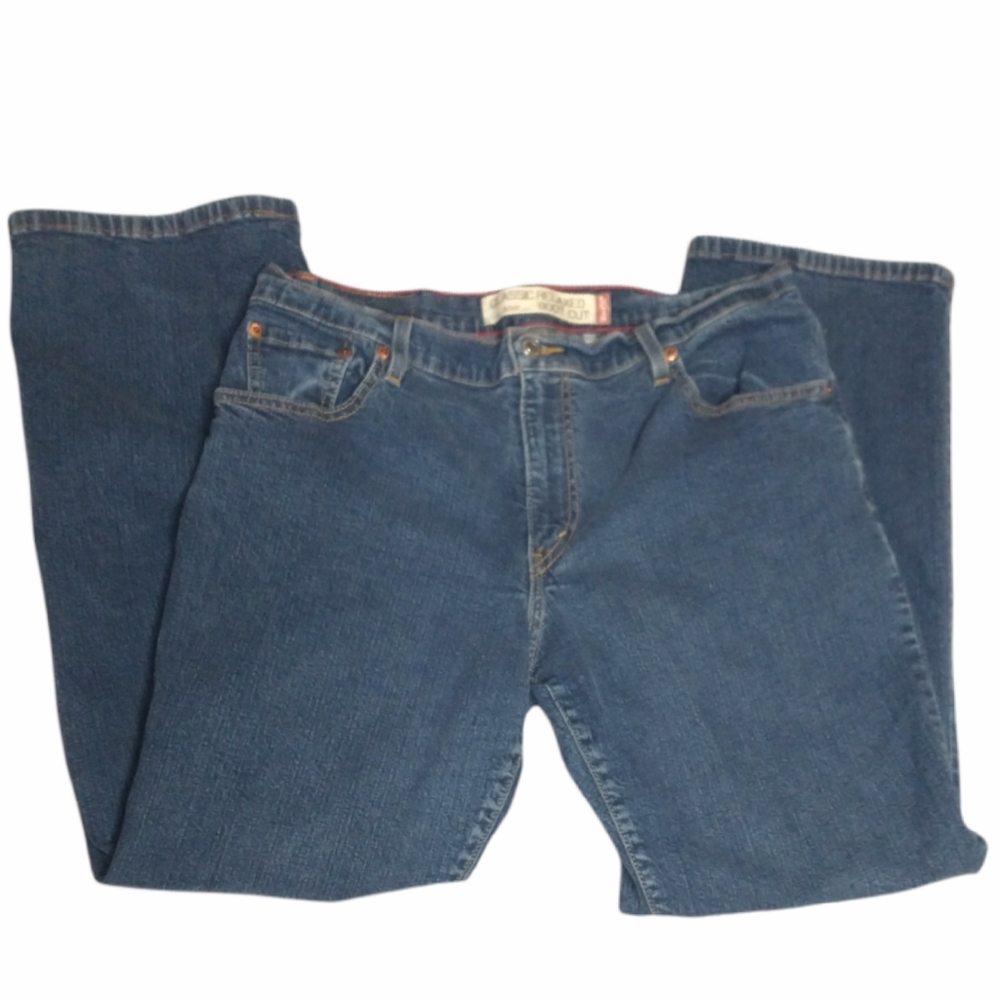 Levi's 550 Relaxed Fit Bootcut Size 12 Short - Picture 2 of 7